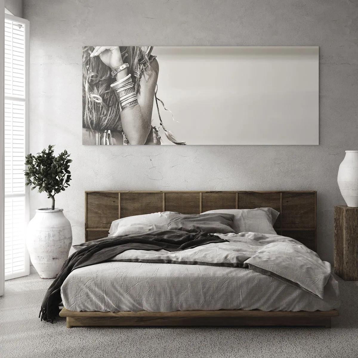 Tablou pe sticlă - Ca o fată - 160x50 cm