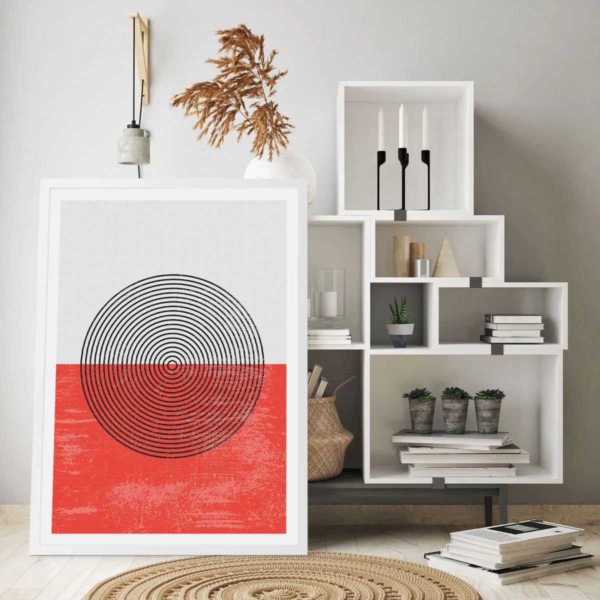 Poster în ramă albă - Direct la subiect - 70x100 cm