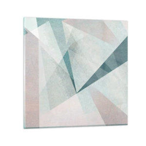 Tablou pe sticlă - Calm și totuși dinamic - 30x30 cm