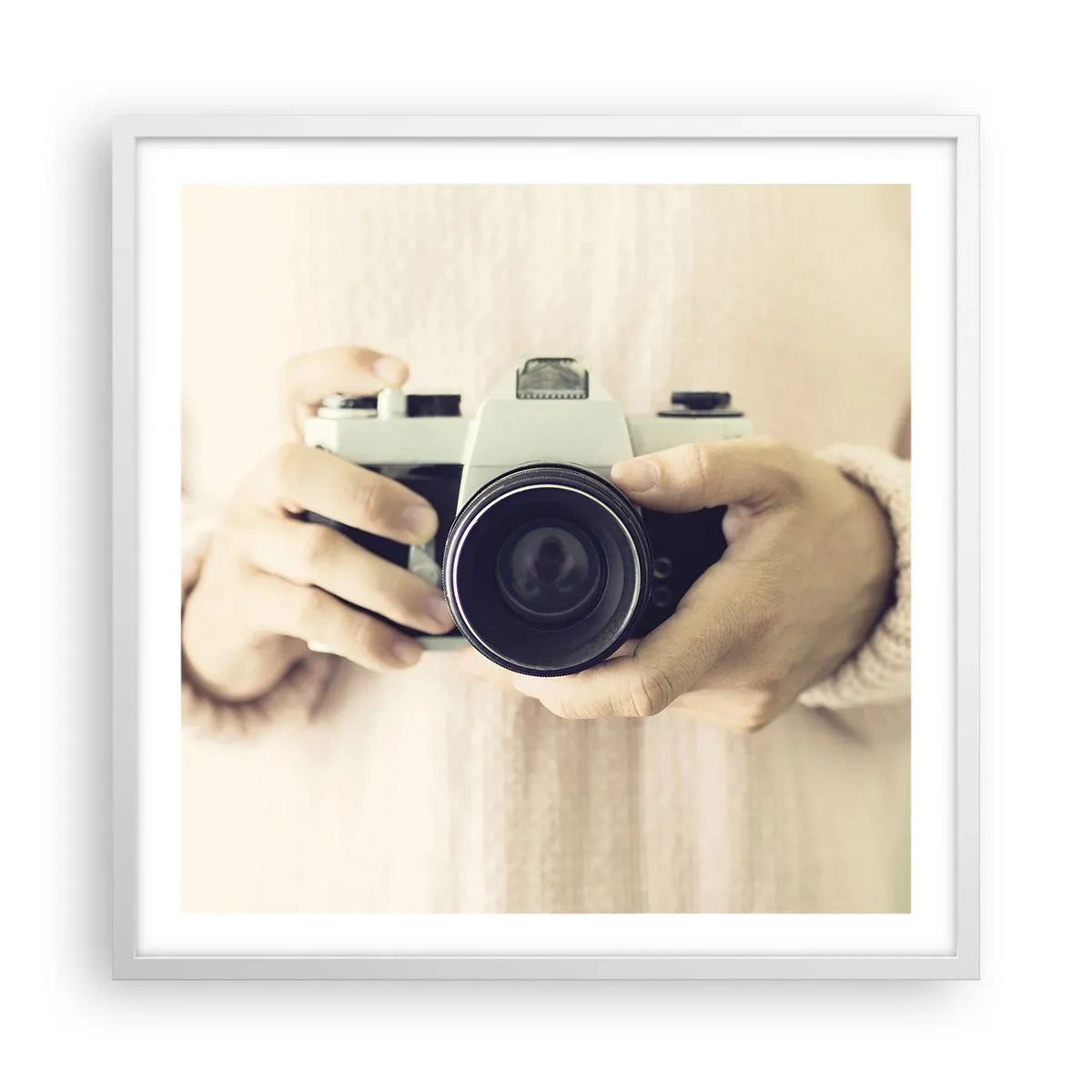 Poster în ramă albă - Pentru a vedea mai multe... - 60x60 cm