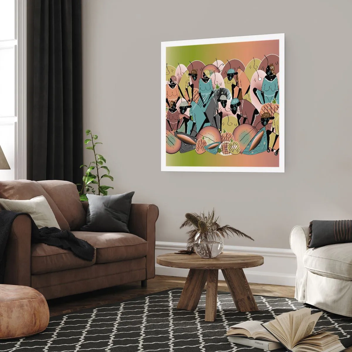 Poster - Sărbătoarea cea mare se apropie - 60x60 cm