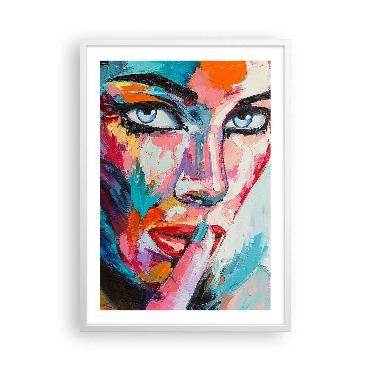 Poster în ramă albă - Primul nostru secret - 50x70 cm