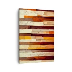 Tablou pe pânză - Imnul copacilor din pădure - 50x70 cm