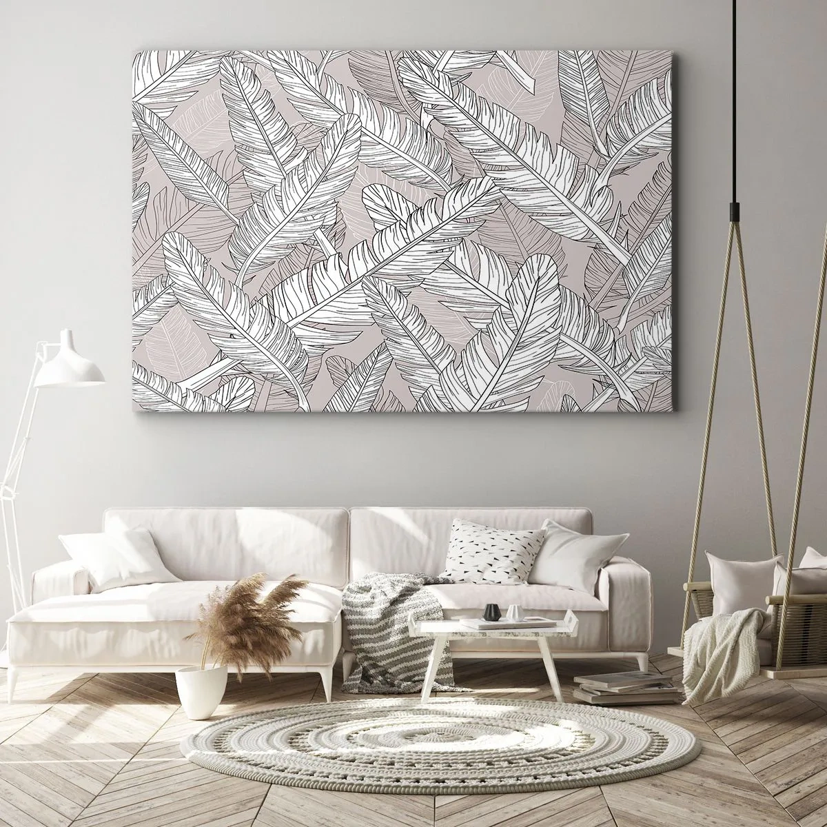 Tablou pe pânză - Vijelie cu pene - 120x80 cm