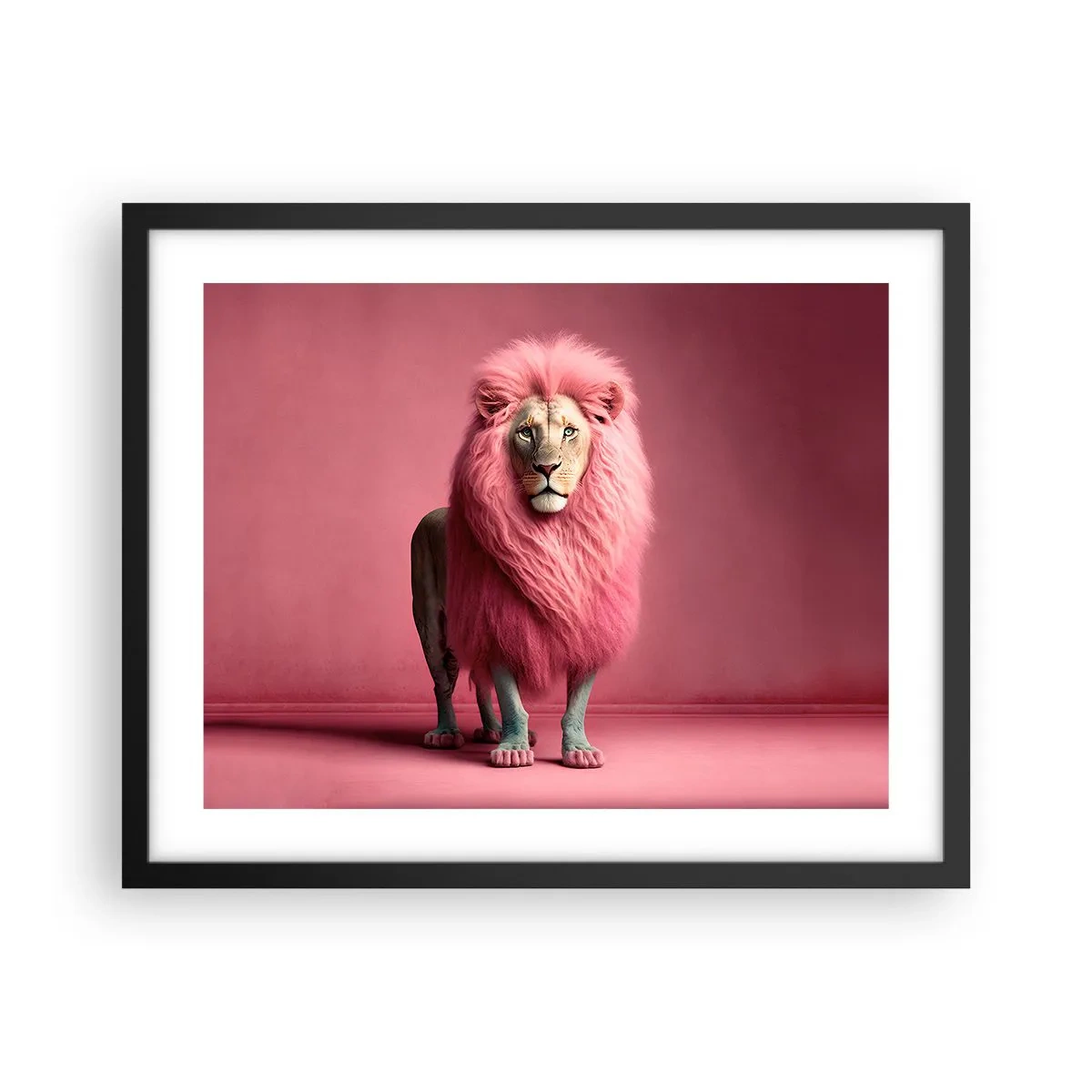 Poster în ramă neagră - Și nu-ți mai este frică - 50x40 cm