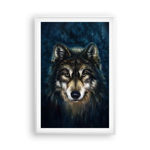 Poster în ramă albă - Alfa? Și omega - 61x91 cm