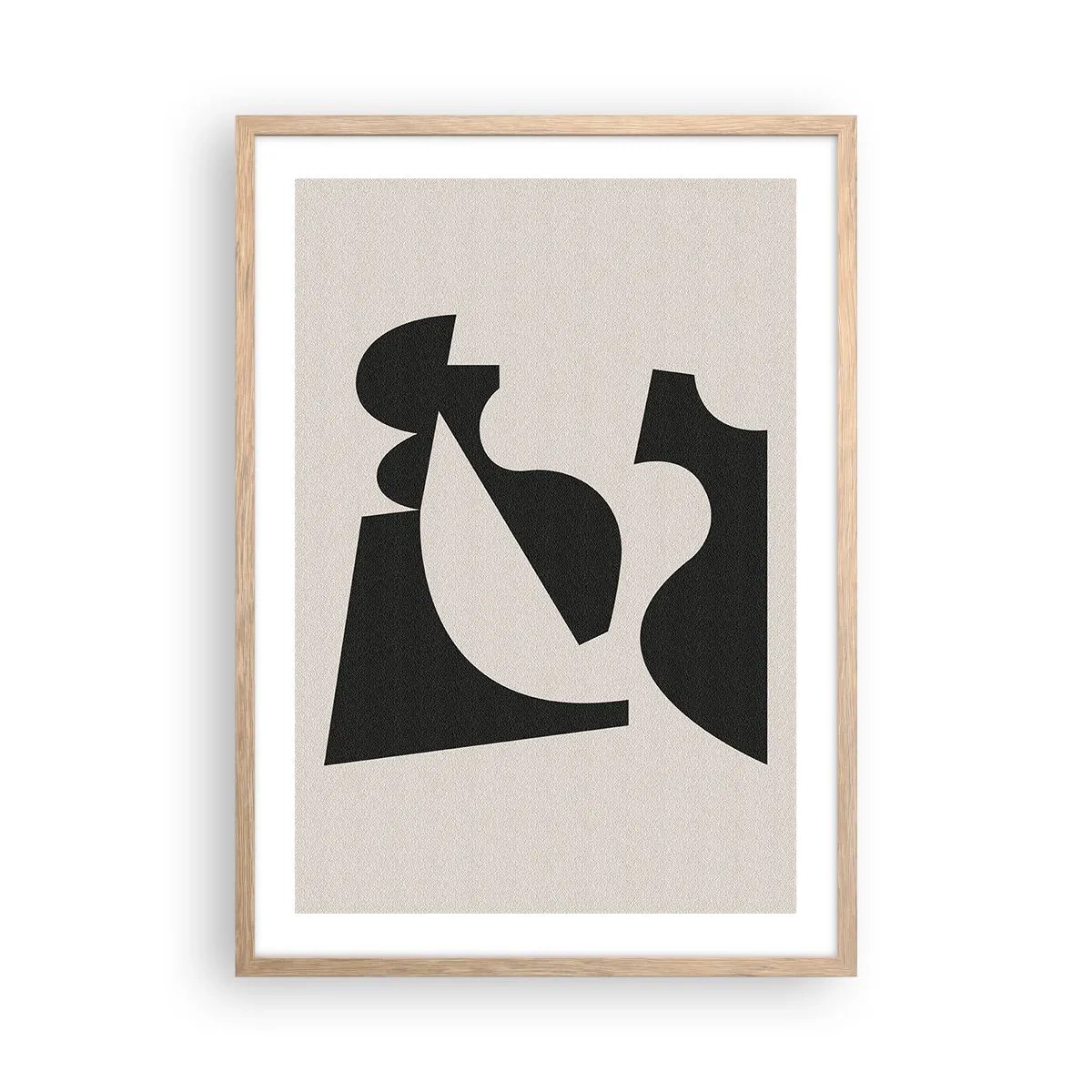 Poster în ramă de stejar deschis - Pentru autoasamblare - 50x70 cm