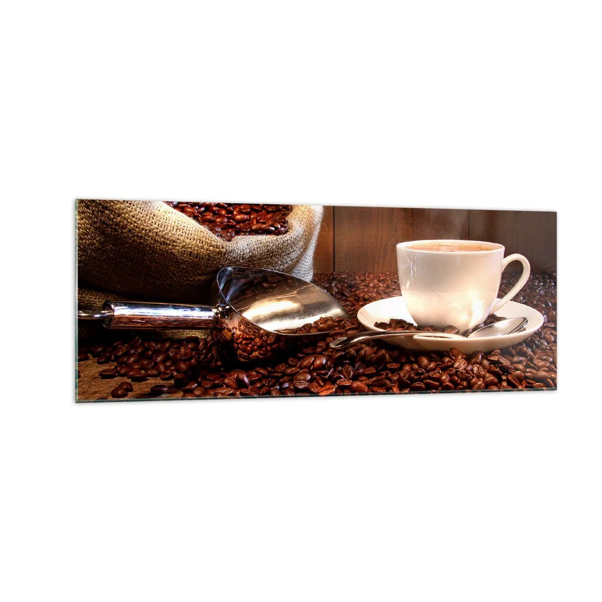 Tablou pe sticlă - Poți să simți parfumul? - 140x50 cm