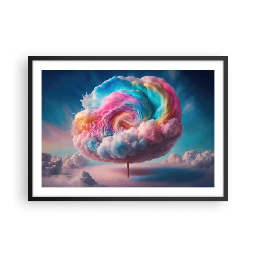 Poster în ramă neagră - Visul unui parc de distracții - 70x50 cm