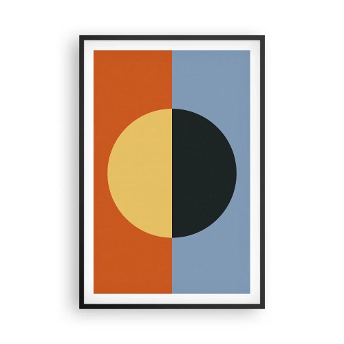 Poster în ramă neagră - O compoziție de căldură și răcoare - 61x91 cm