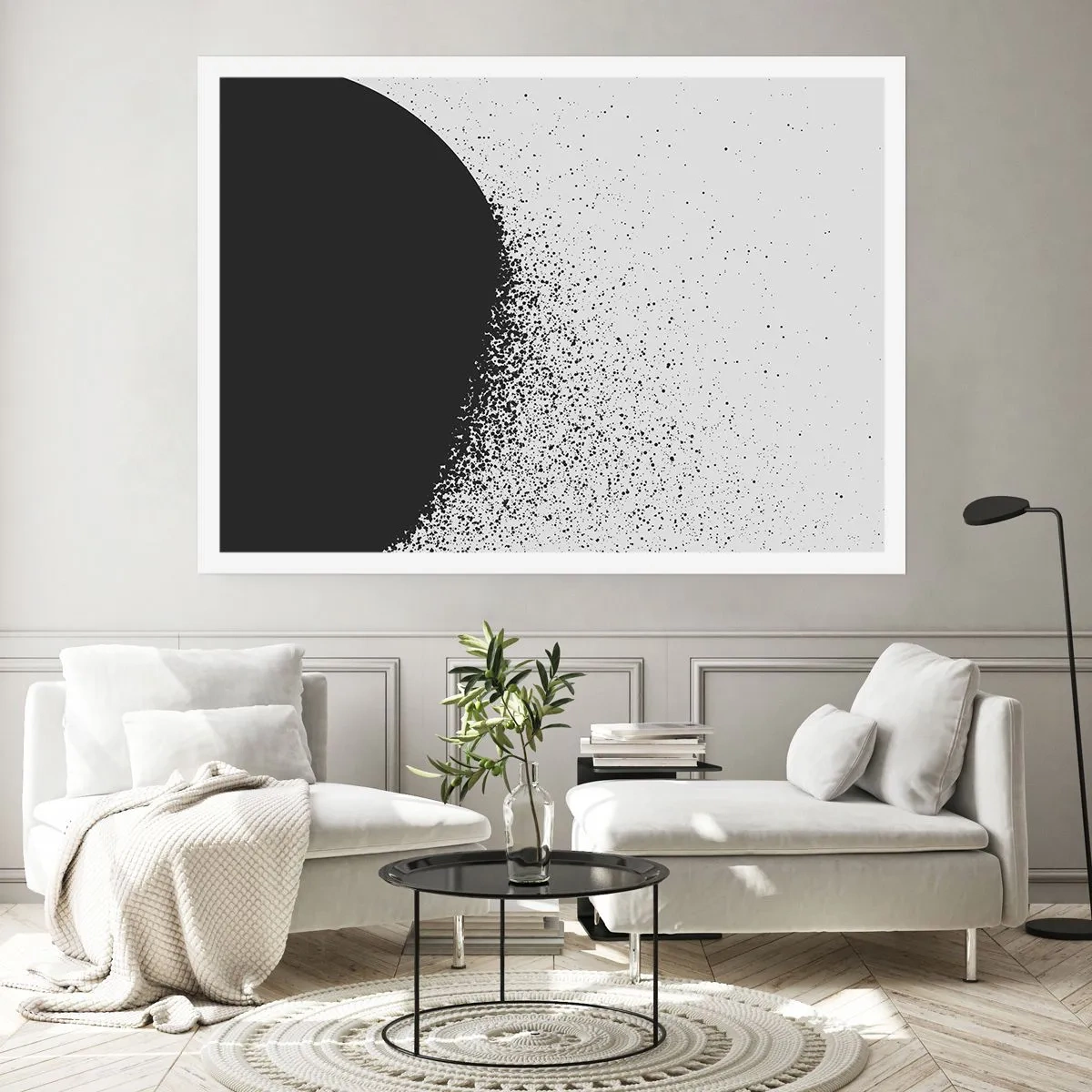 Poster - Mișcarea particulelor - 100x70 cm