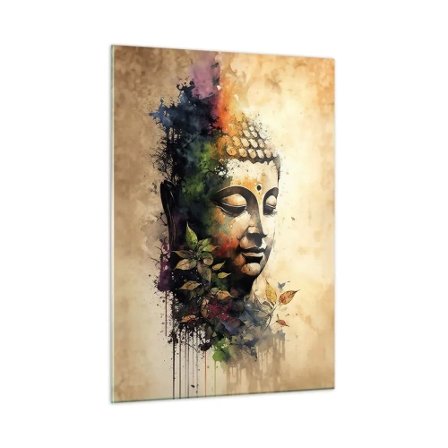 Tablou pe sticlă - Namaste! - 50x70 cm