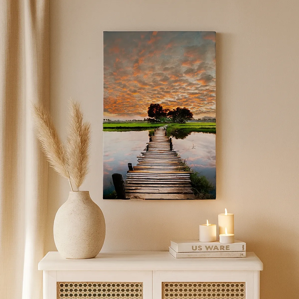 Tablou pe pânză - Întindeți brațele - respirați - 50x70 cm