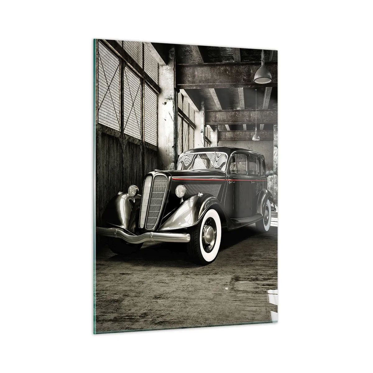 Tablou pe sticlă - Eleganța eternă a anilor `30 - 50x70 cm