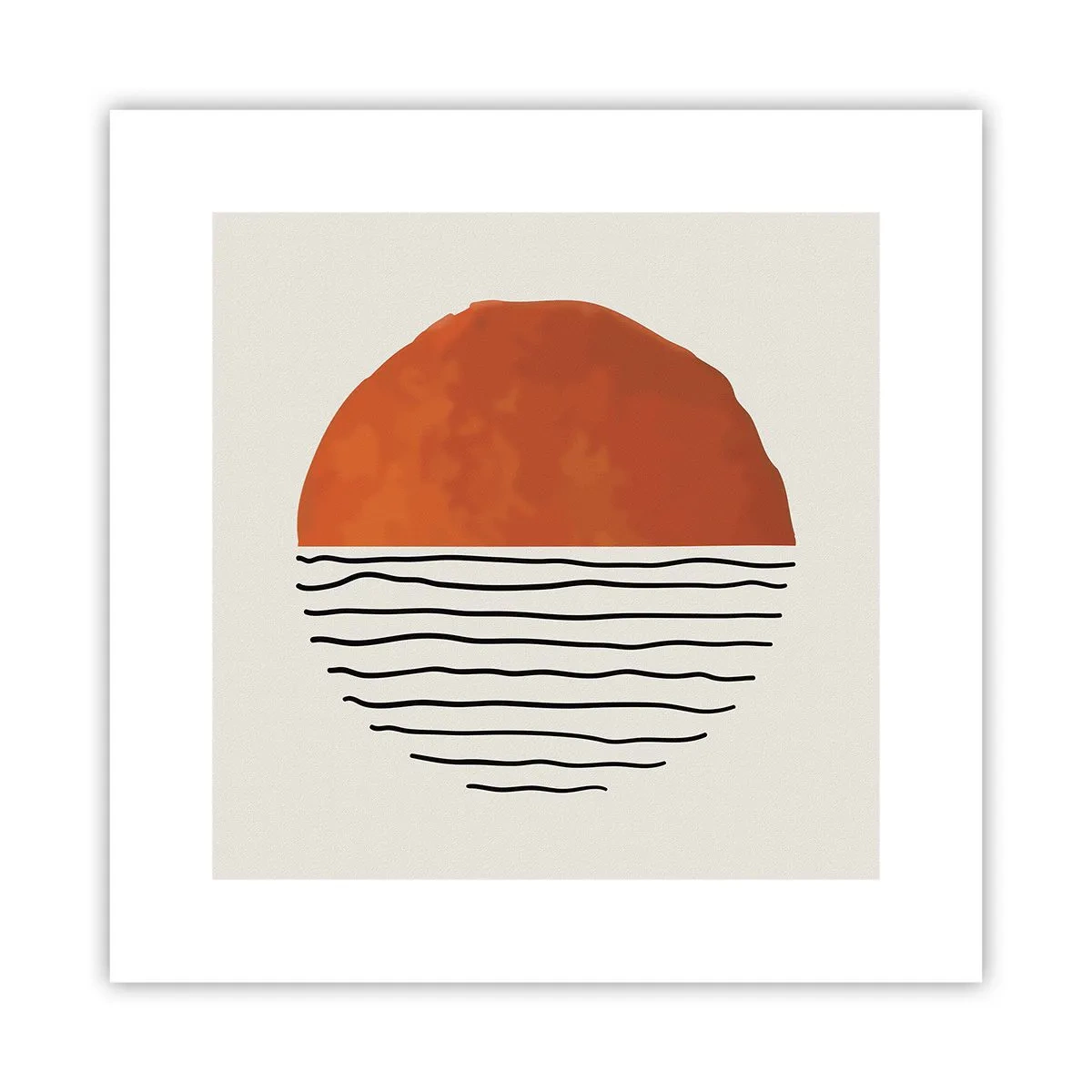 Poster - În stil japonez - 30x30 cm