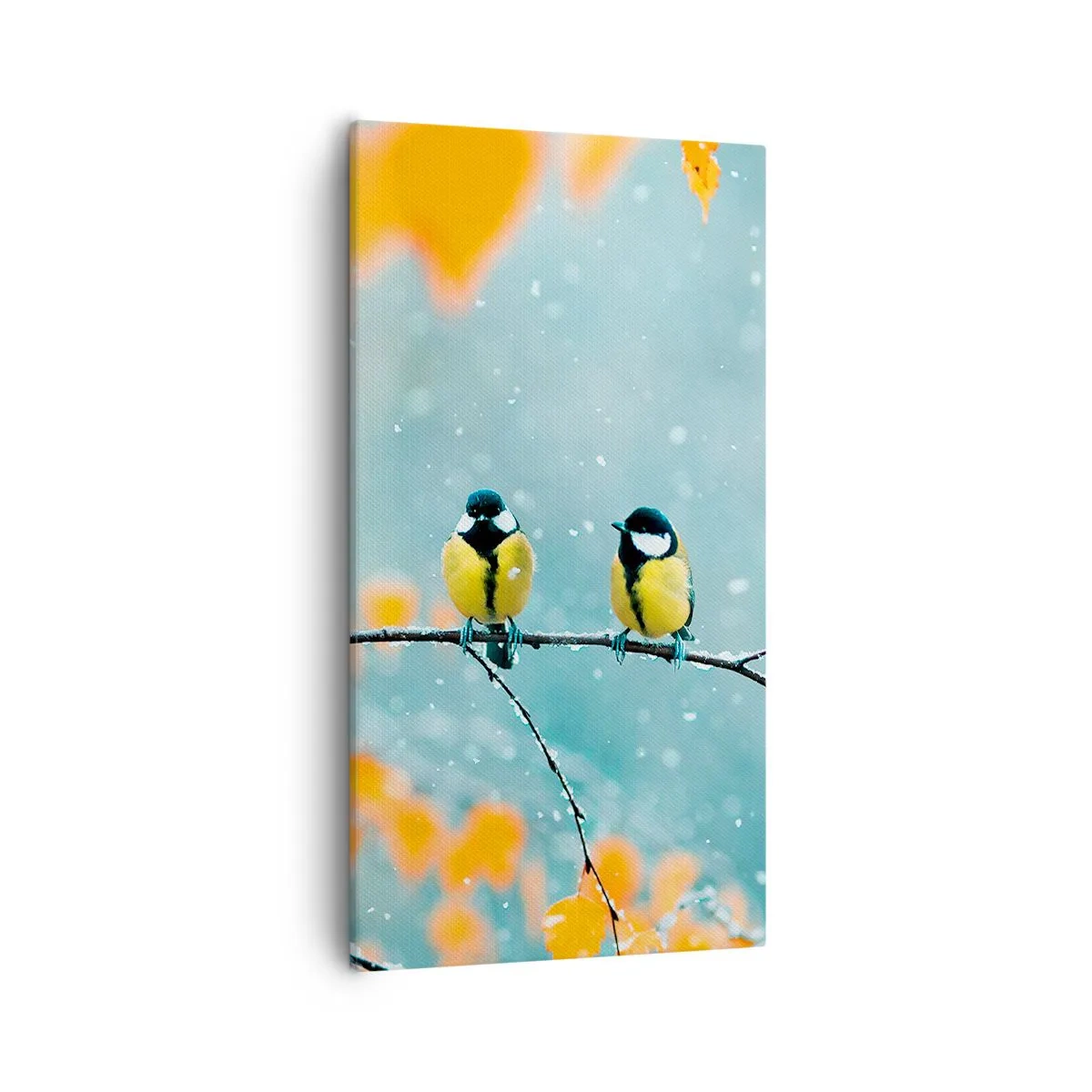 Tablou pe pânză - Bârfele păsărilor - 55x100 cm