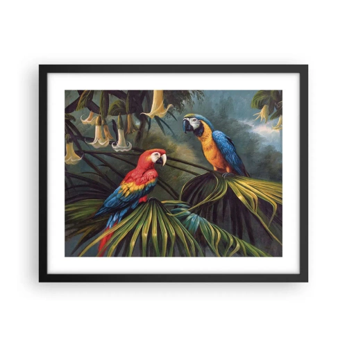 Poster în ramă neagră - Romantismul la tropice - 50x40 cm