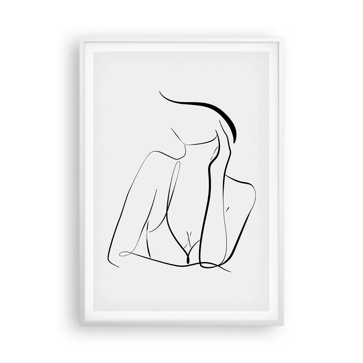 Poster în ramă albă - Pe valul unui vis - 70x100 cm