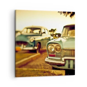 Tablou pe pânză - Vom aștepta și vom vedea - 50x50 cm