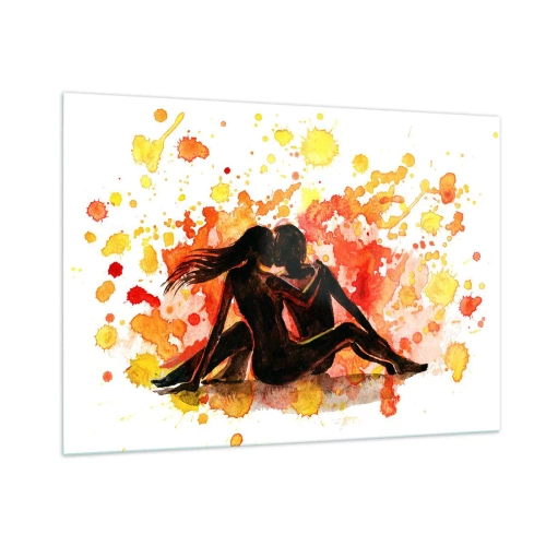 Tablou pe sticlă - Şi a fost lumină - 100x70 cm