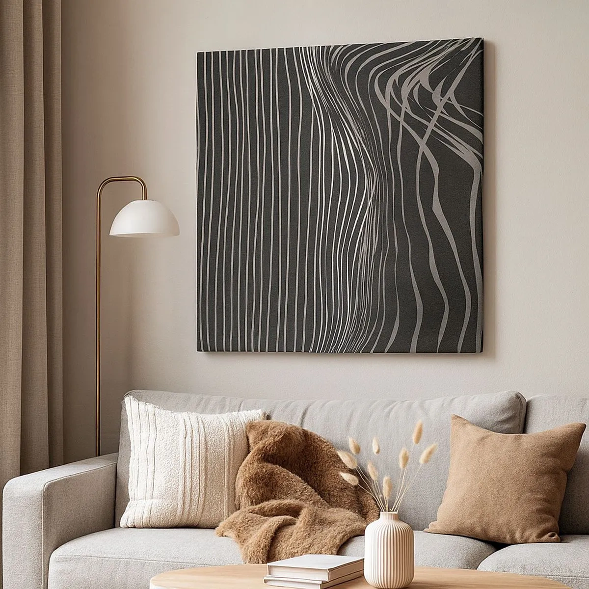 Tablou pe pânză - Ritm și accent - 30x30 cm