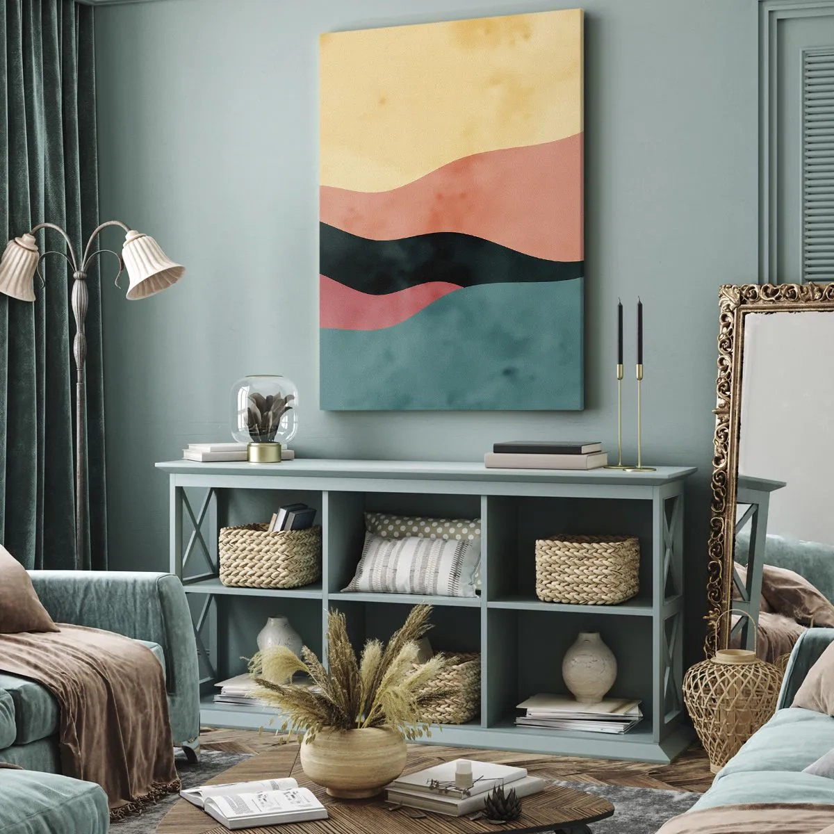 Tablou pe pânză - Neconformitate compatibilă - 55x100 cm