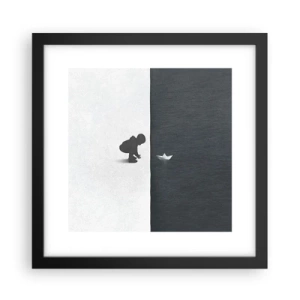 Poster în ramă neagră - Marea expediție - 30x30 cm
