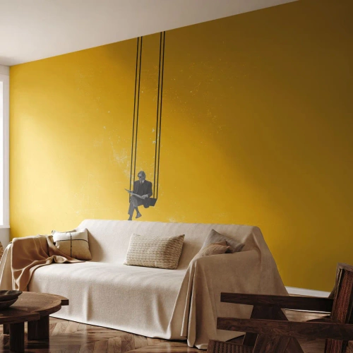 Tapet Standard Eco - O zi ca oricare alta - Artă Modernă, Leagăn, Om - 250x175 cm