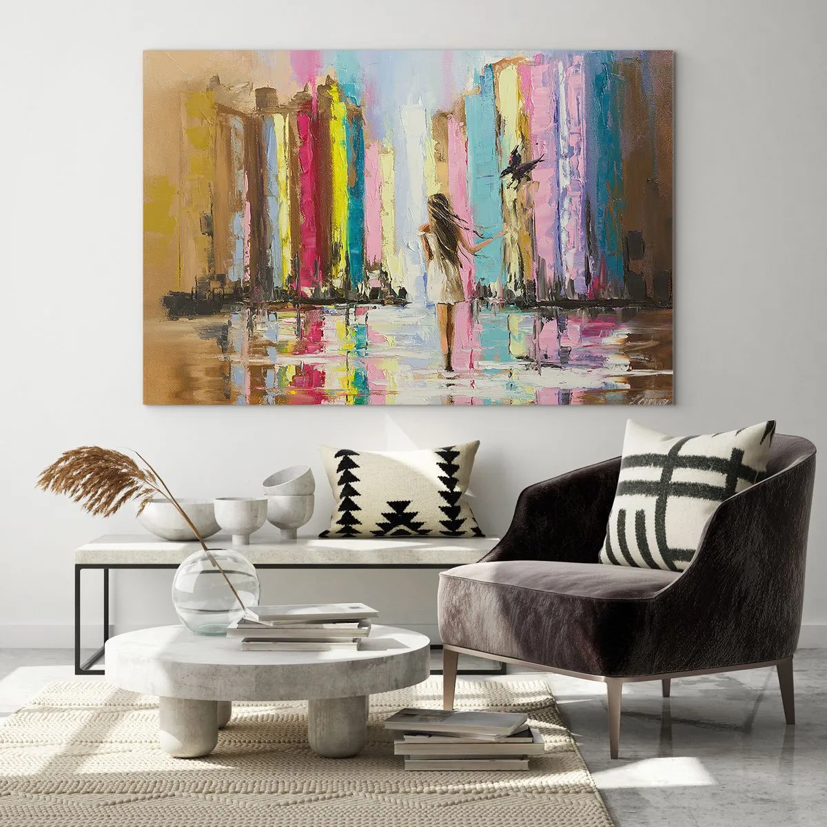 Tablou pe sticlă - Urmați-mă - 120x80 cm