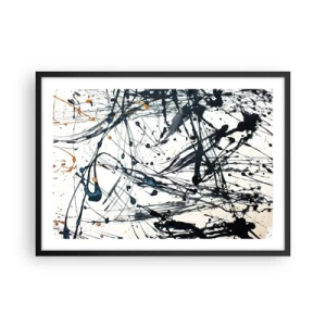 Poster în ramă neagră - Cu sau fără sens? - 70x50 cm