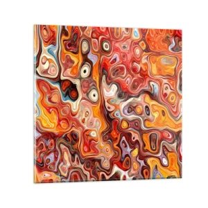 Tablou pe sticlă - Dacă nucile s-au topit în miere - 60x60 cm