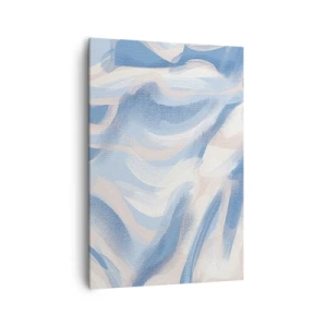 Tablou pe pânză - Undele albastre - 70x100 cm