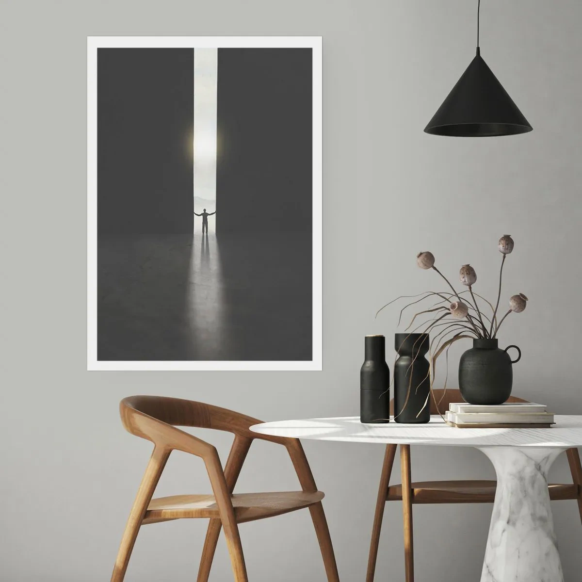 Poster - Un pas spre un viitor luminos - 40x50 cm