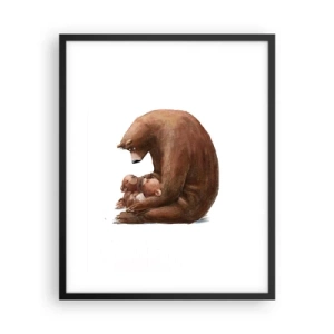 Poster în ramă neagră - Vise plăcute, copii - 40x50 cm