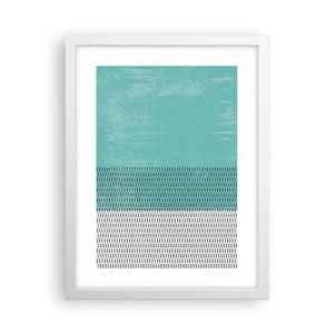 Poster în ramă albă - Compoziție echilibrată - 30x40 cm