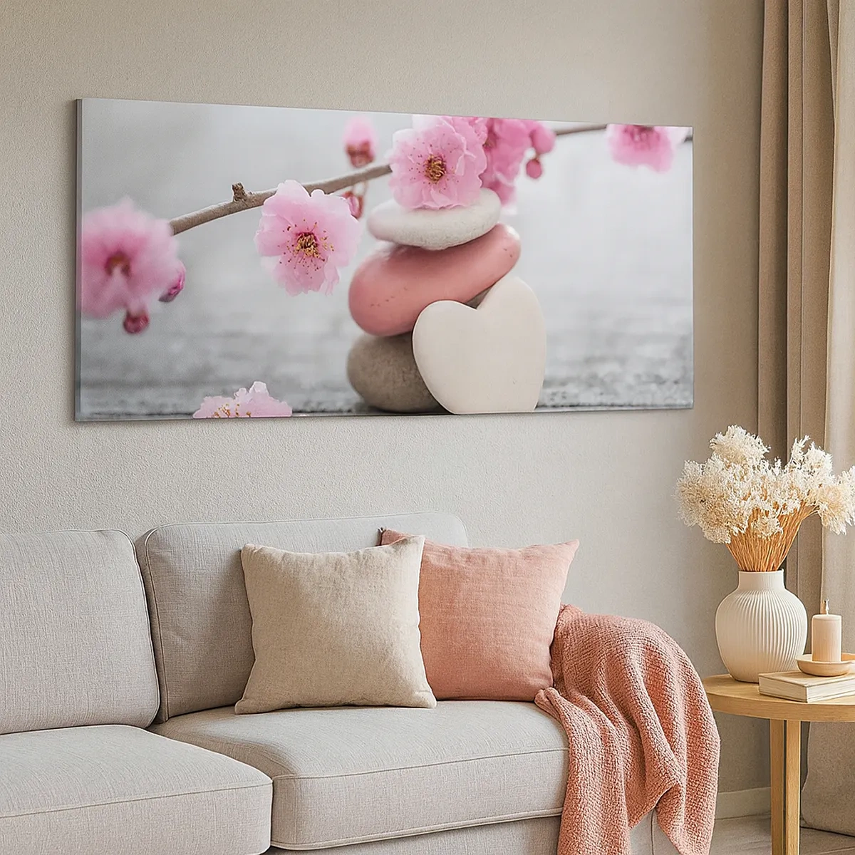 Tablou pe pânză - Fericirea florilor de cireș - 30x30 cm