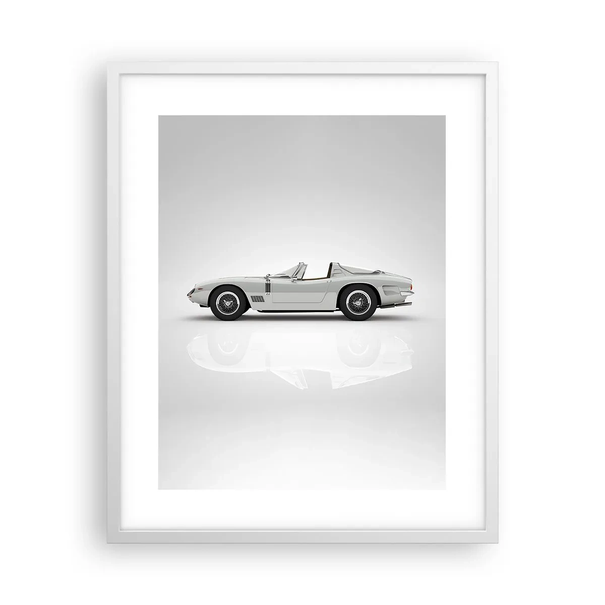 Poster în ramă albă - Promisiunea distracției - 40x50 cm