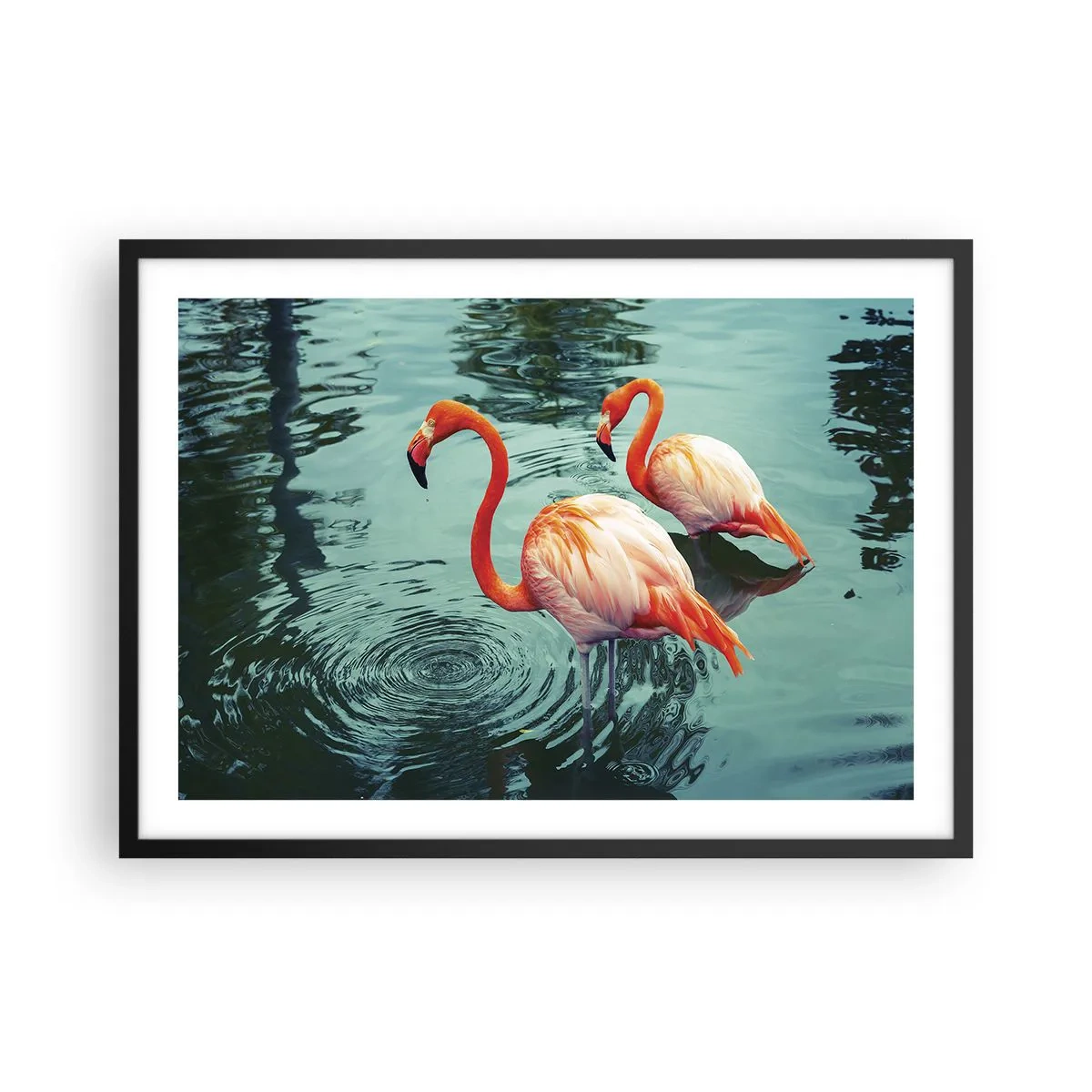 Poster în ramă neagră - Suntem bune de revistele de modă - 70x50 cm