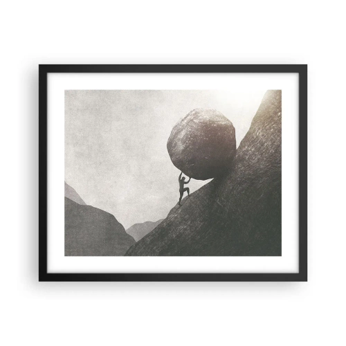 Poster în ramă neagră - Cred, în ciuda așteptărilor - 50x40 cm