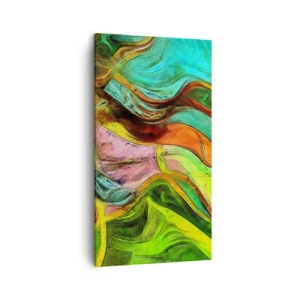 Tablou pe pânză - Mișcarea este viață - 45x80 cm