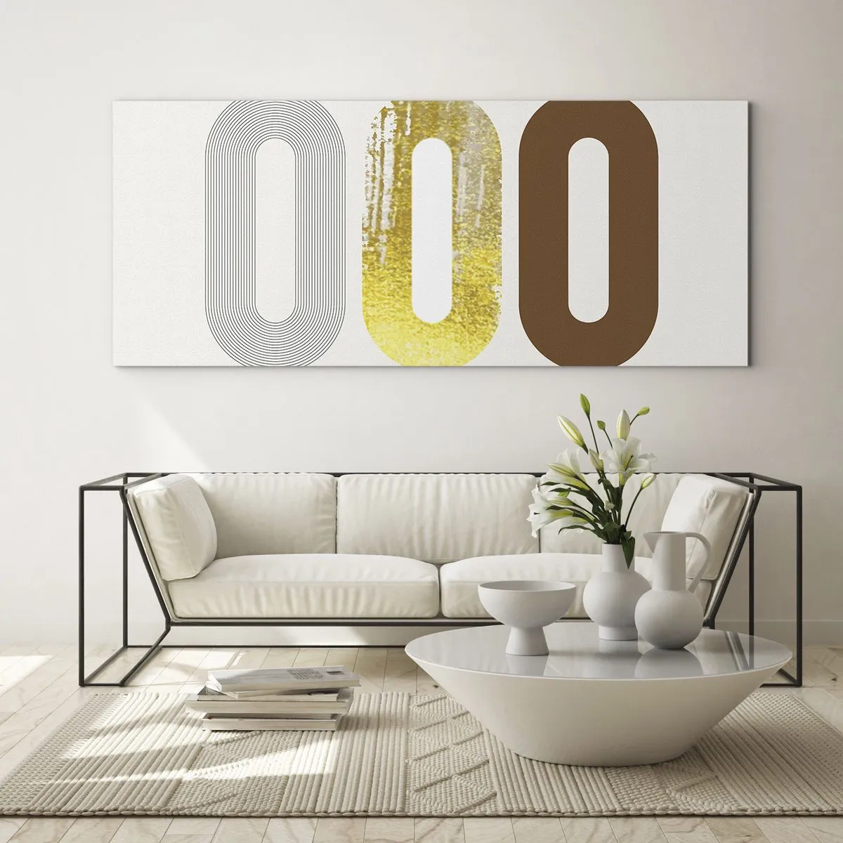 Tablou pe sticlă - Ooo! - 100x40 cm