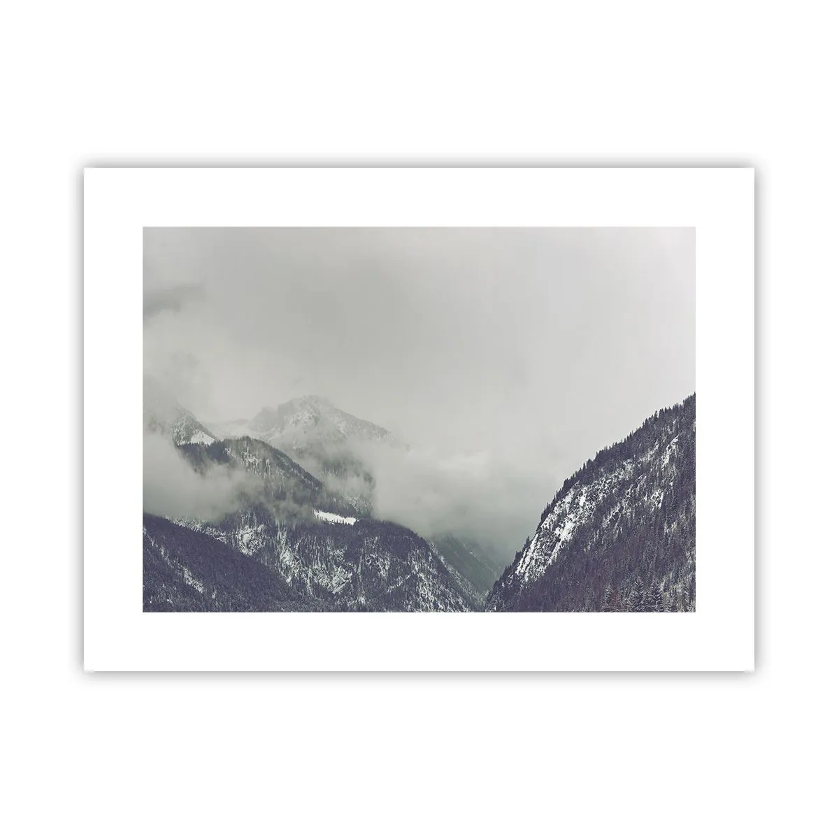 Poster - Valea cețoasă - 40x30 cm