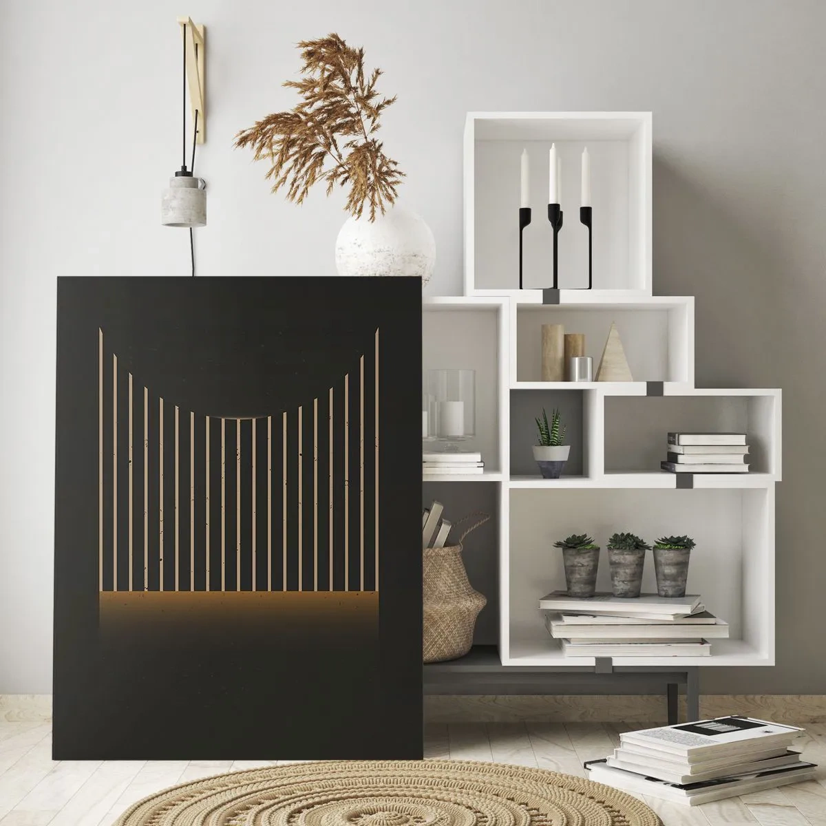 Tablou pe sticlă - Explorați întunericul - 70x100 cm