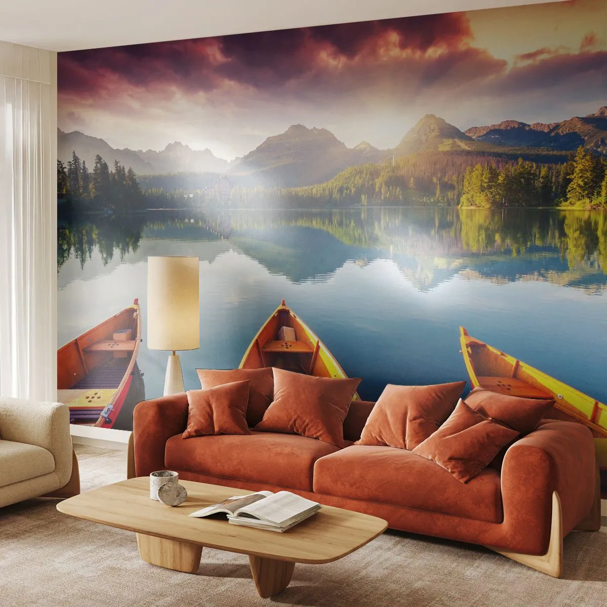 Tapet Standard Eco - Nimic împotriva naturii - Peisaj, Munţi, Calm - 200x140 cm