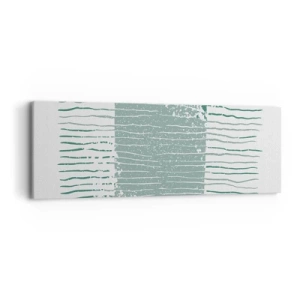 Tablou pe pânză - Abstracție marină - 90x30 cm
