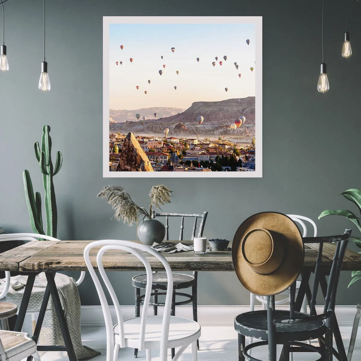 Poster - Ca niște nave pe cer - 60x60 cm