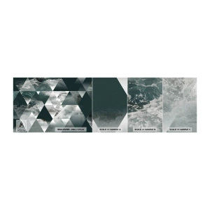 Mostră tapet Premium Canvas - O perspectivă de cristal - Abstracția, Valurile marii, Bucată - 100x30 cm