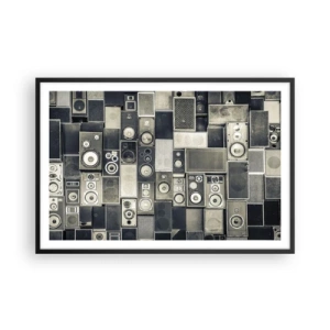 Poster în ramă neagră - Și totul este în regulă - 91x61 cm