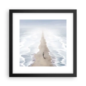 Poster în ramă neagră - Un viitor luminos - 30x30 cm