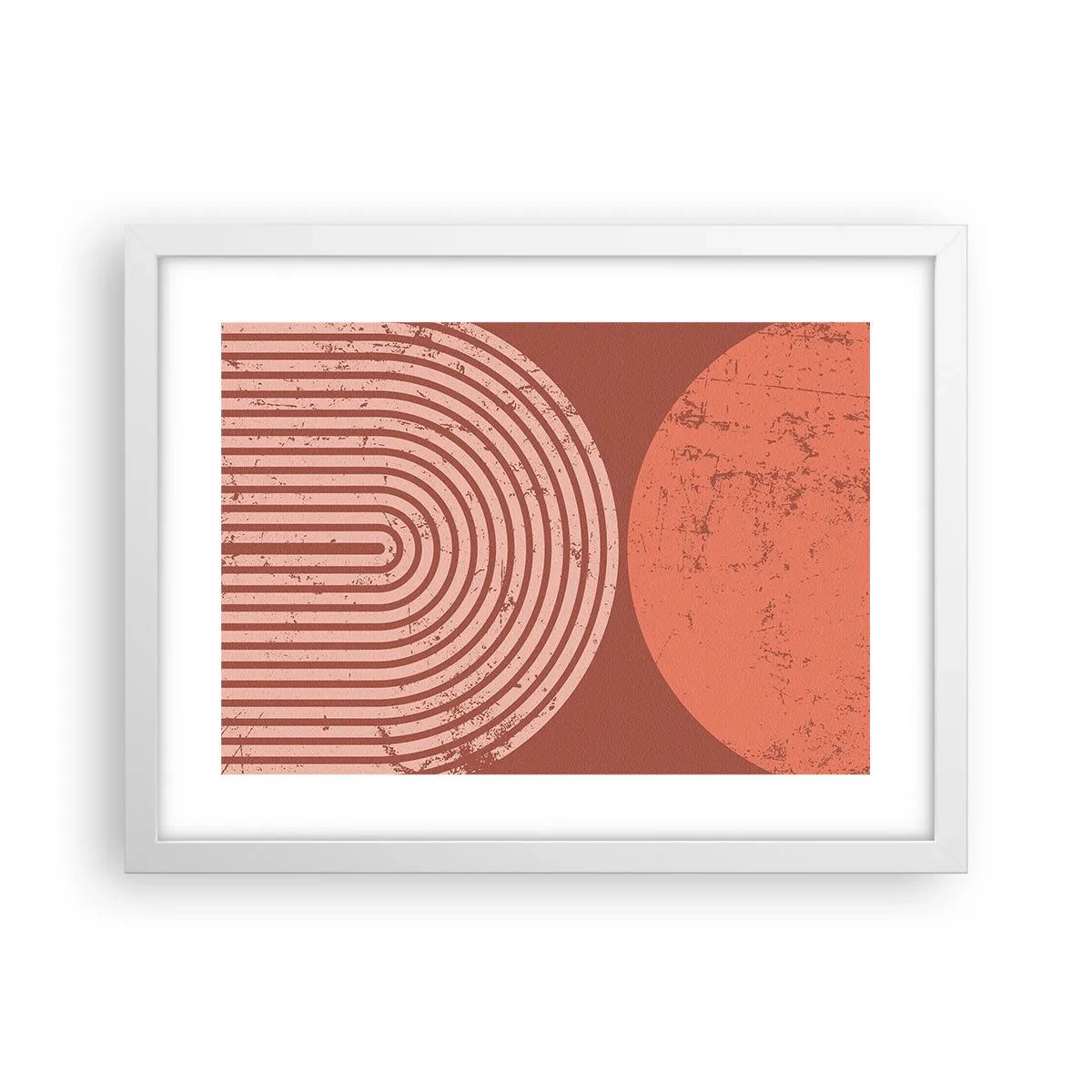 Poster în ramă albă - Relație strânsă - 40x30 cm